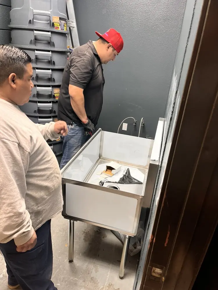 Commercial plumbing and sink installation in Bay Lake